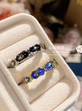 唯美开口百搭工艺戒指INS小众六