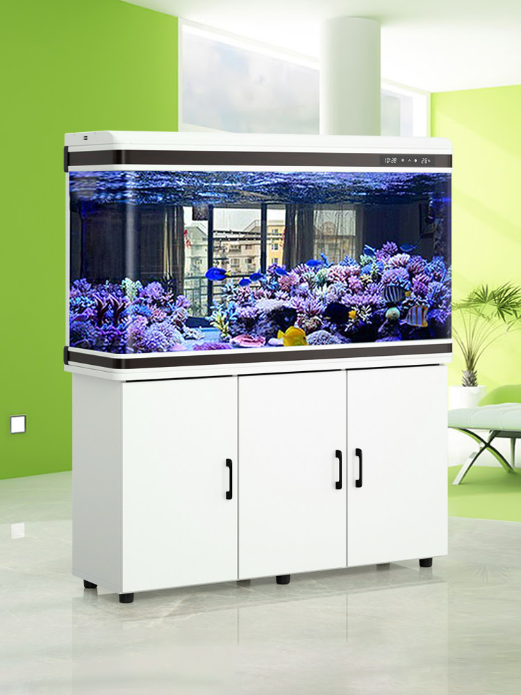 闽江鱼缸水族箱客厅家用小型懒人免换水中大型生态造景落地金鱼缸