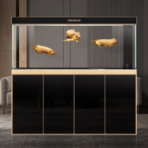 智能生态底滤鱼缸客厅龙鱼专用