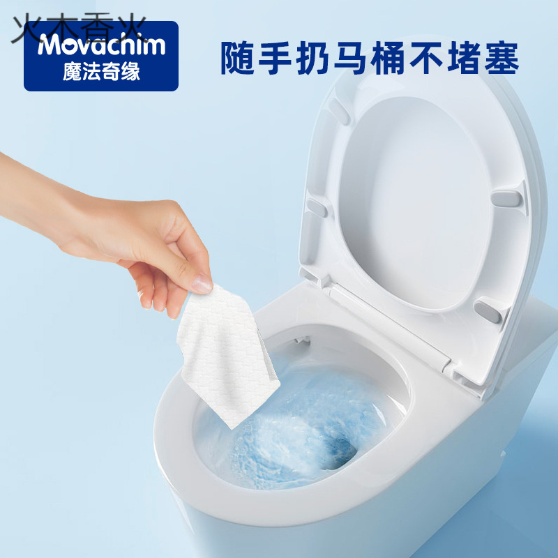 卫生纸湿厕纸80抽湿厕纸儿大包可降解一次性湿巾定制贴牌加工厂家