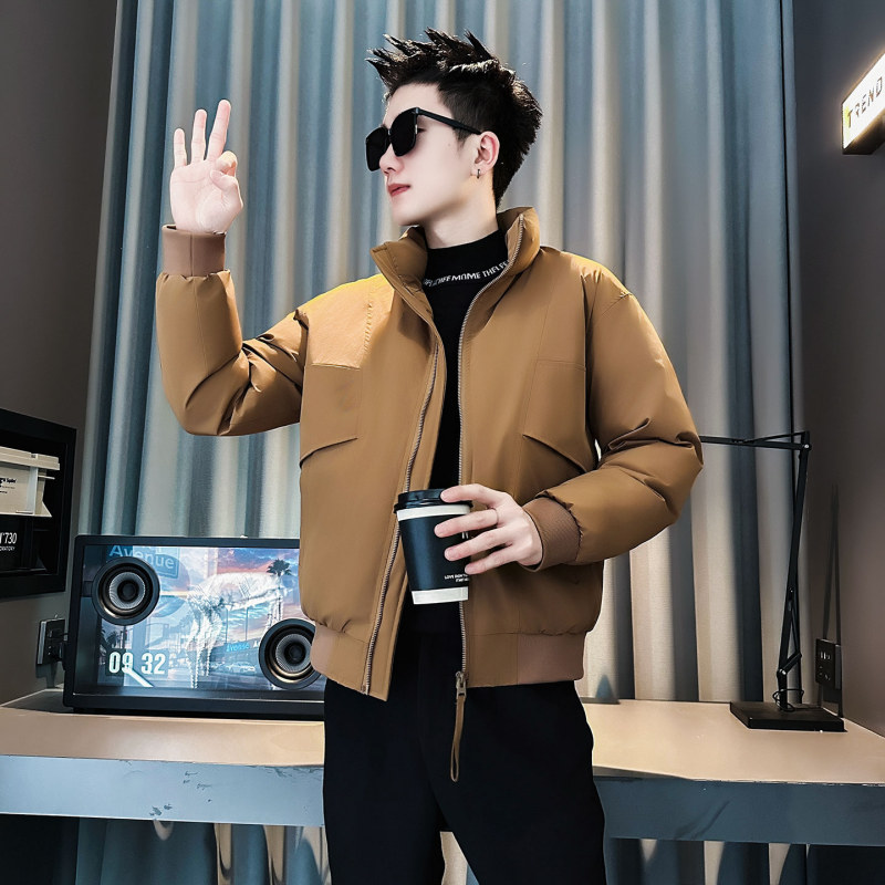 XS小码男装立领短款棉衣