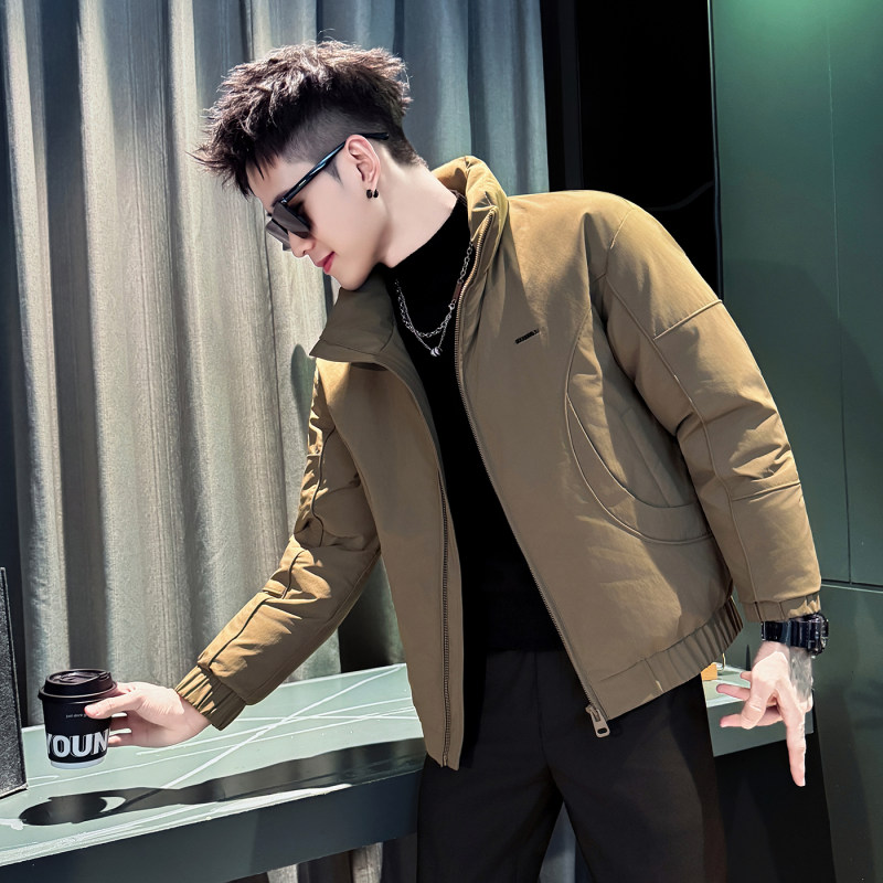 冬季小个子加厚保暖男工装棉服