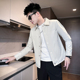 矮个子纯色百搭翻领外套男S号XS155夹克修身 简约 男装 短款 上衣小码