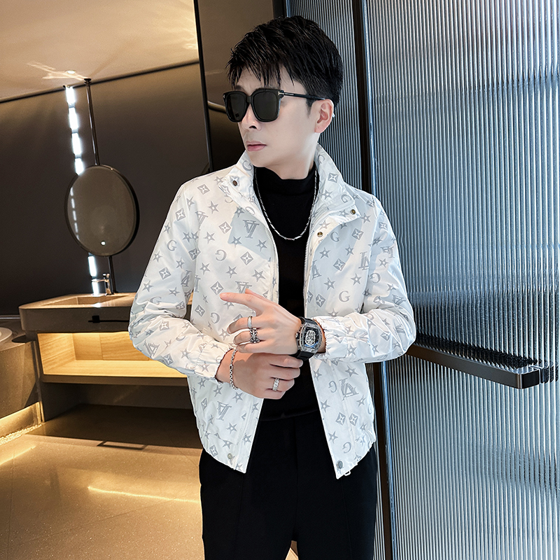 XS号小码男装秋季修身短款夹克