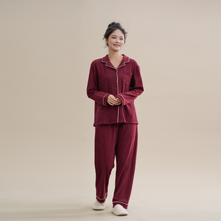 加绒秋冬季 睡衣套装 长袖 纯色花灰纱高级家居服套装 开衫 2025情侣款