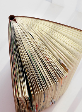 法拉蒙A5网格本画画手绘方格本少女小清新手账本复古简约文艺日式笔记本子5mm格子本可爱小号A6随身日记本