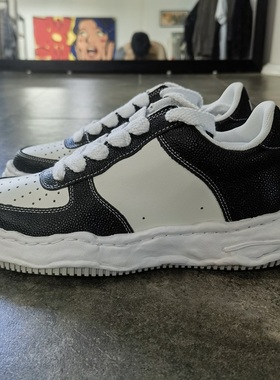 三原康裕 MMY 23新款 荔枝皮 AF1 溶解鞋 低帮休闲鞋 A11FW712