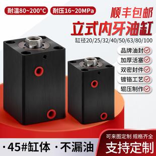 薄型模具油缸立式 100 液压缸方形小油缸SD20