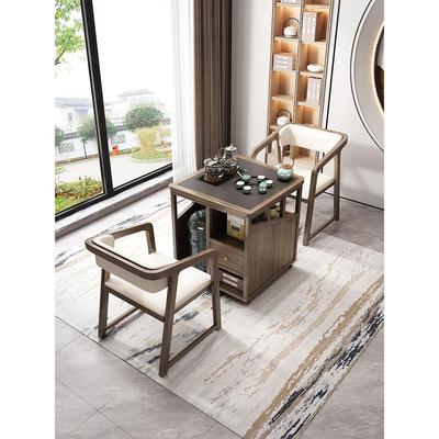 阳台茶桌实木移动小茶台茶几泡茶精致新款中式小型茶桌椅组合