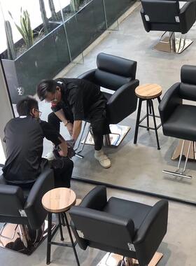 理发店椅子网红潮美发椅发廊剪发椅可升降座椅放倒烫染理容椅