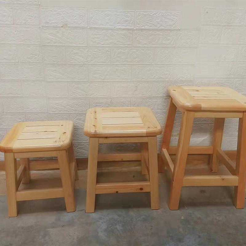 家用香柏木小方凳客厅茶几实木小板凳矮凳儿童加厚踩踏脚凳小椅子