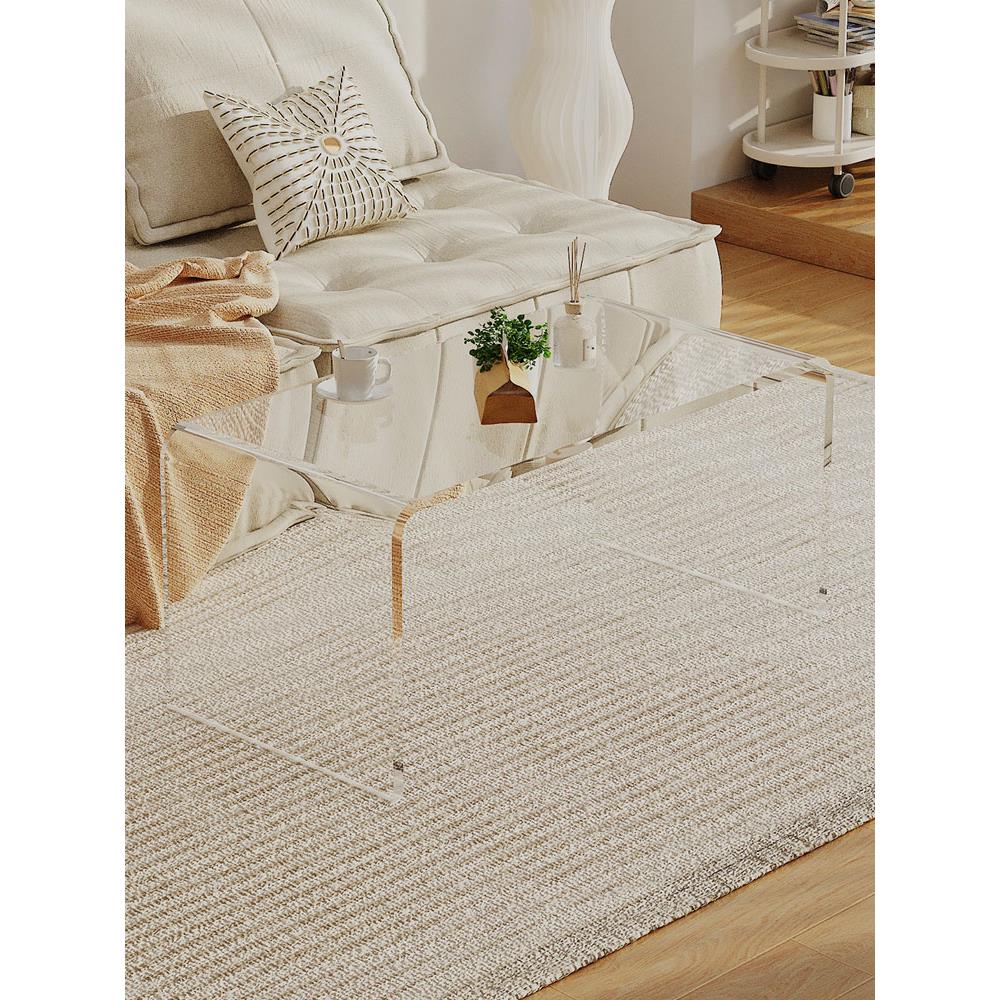 亚克力透明茶几客厅家用小户型沙发边几北欧阳台茶桌简约小矮桌子