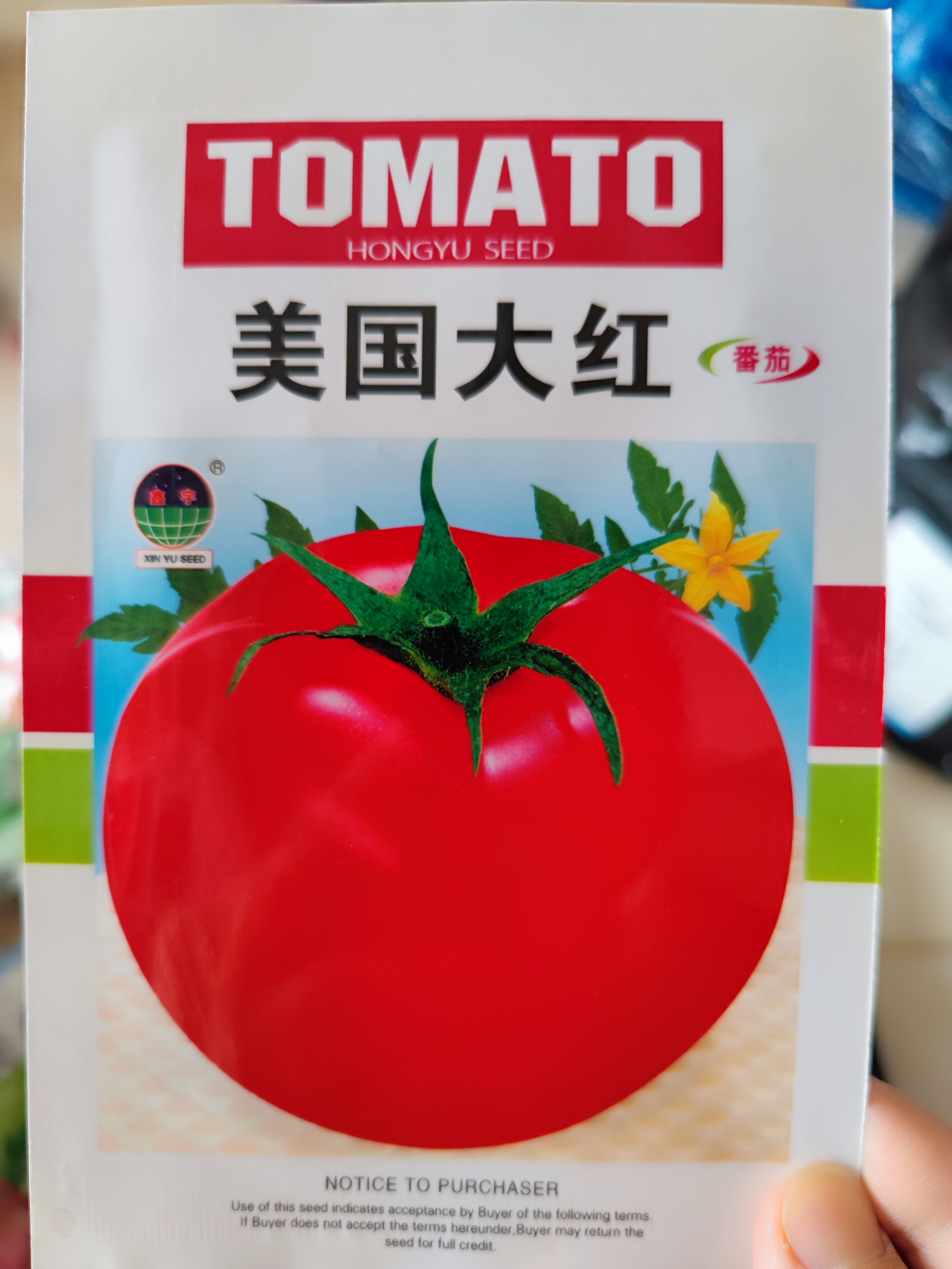 【美国大红柿子 大黄柿子】番茄种子大红果早熟高圆型不裂果抗病