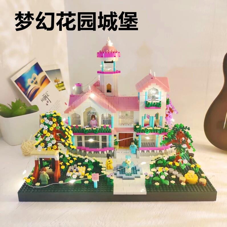 中国积木建筑模型高难度玩具礼物