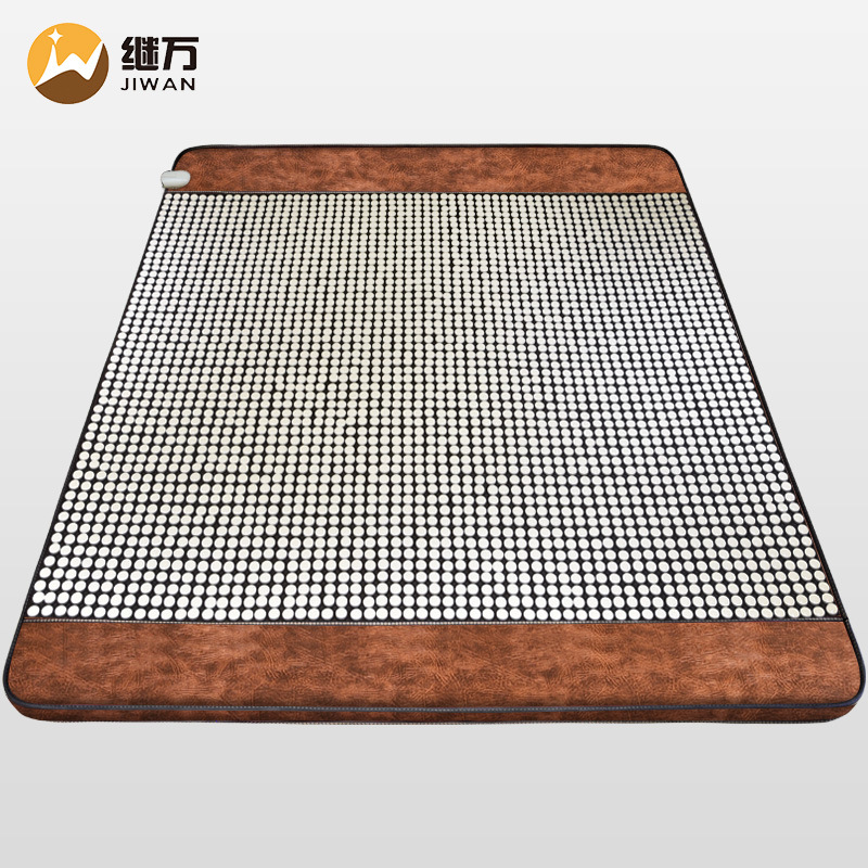 玉石床垫白锗托玛琳电加热双人床垫驱寒保暖理疗汗蒸热敷加厚6cm