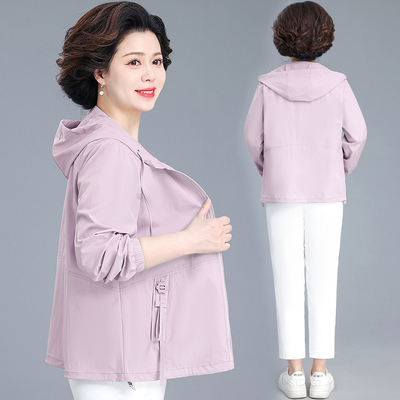 薄款冰丝防晒服女妈妈夏装速干衣