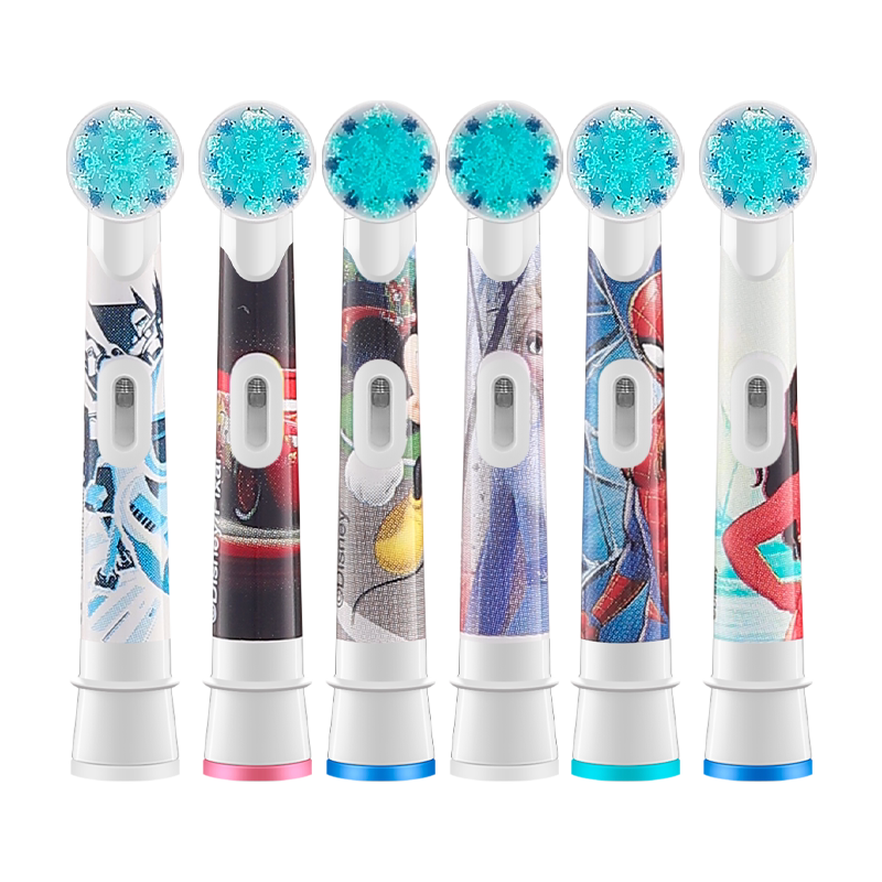 博朗oralb/欧乐b儿童电动牙刷头软毛替换头原装正品通用儿童刷头