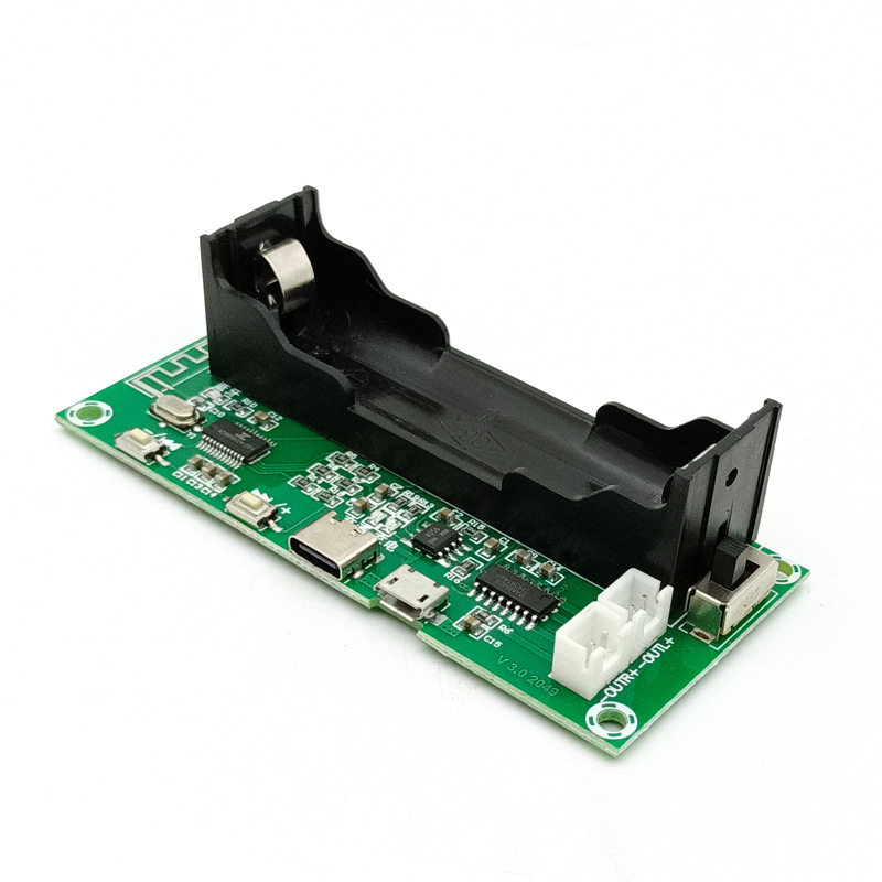 ZFX-BT001锂电池蓝牙功放板双声道小功率自制 DIY手工有源音箱5W