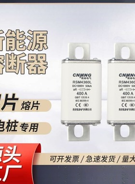 RSM4360L/RSY/170M新能源汽车熔断器DC1000V充电桩直流熔断器400A