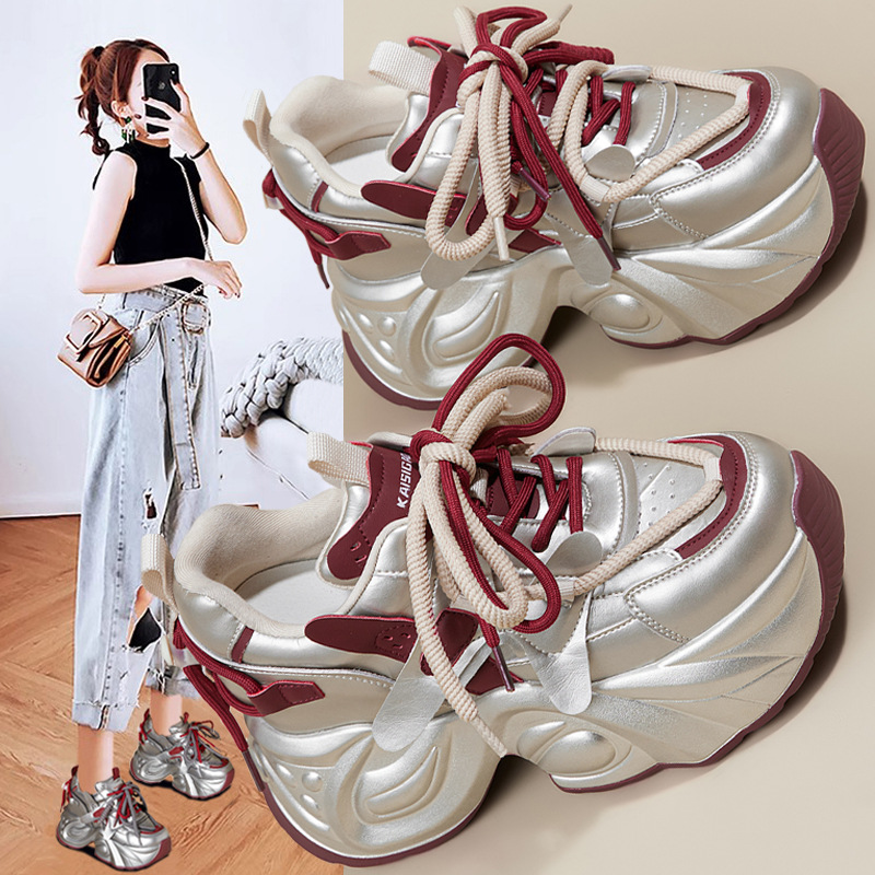 增高老爹鞋女女鞋2025新款小个子