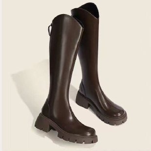 软底骑士靴子2025春秋季新款型口