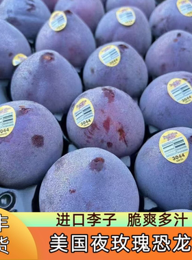 美国夜玫瑰李子当季新鲜水果进口夜玫瑰李子脆爽多汁发顺丰空运