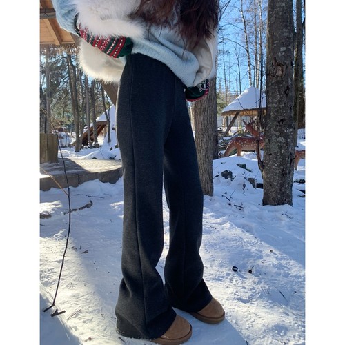 自然腰百搭休闲长裤保暖舒适