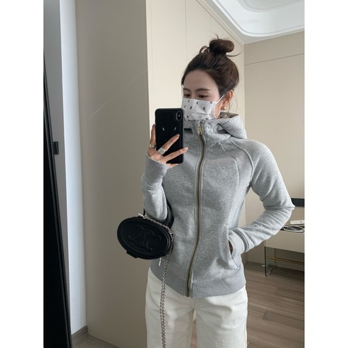 加绒修身显瘦百搭休闲卫衣