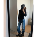 1992 女重工水洗蓝色牛仔裤 早秋新品 直筒裤 女 百搭显瘦窄版 留下