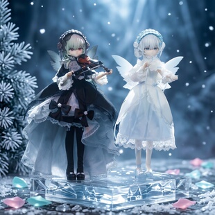 现货首批晚安大小姐淡雪深冬系列盲盒特六BJD可动人偶潮玩摆件女