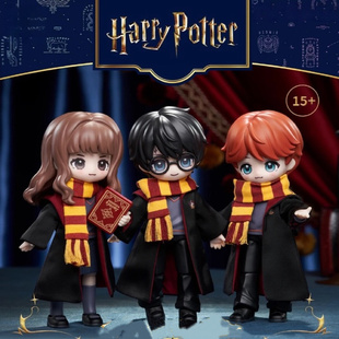 正版哈利·波特与魔法石Q版MJD布衣可动玩偶手办潮玩盲盒桌面摆件