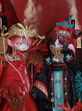 潘妮的宝盒云羽阁限定国风盲盒可动人偶手办8分bjd桌面摆件礼物
