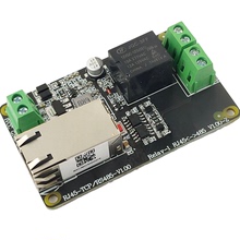 Modbus RTU 1路网络继电器输出 网络转串口模块 485 MQTT/TCP/IP