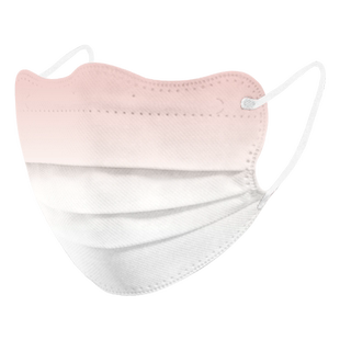 马龙鼠网红款口罩一次性渐变色高颜值蝴蝶波浪形护眼角云朵渐变