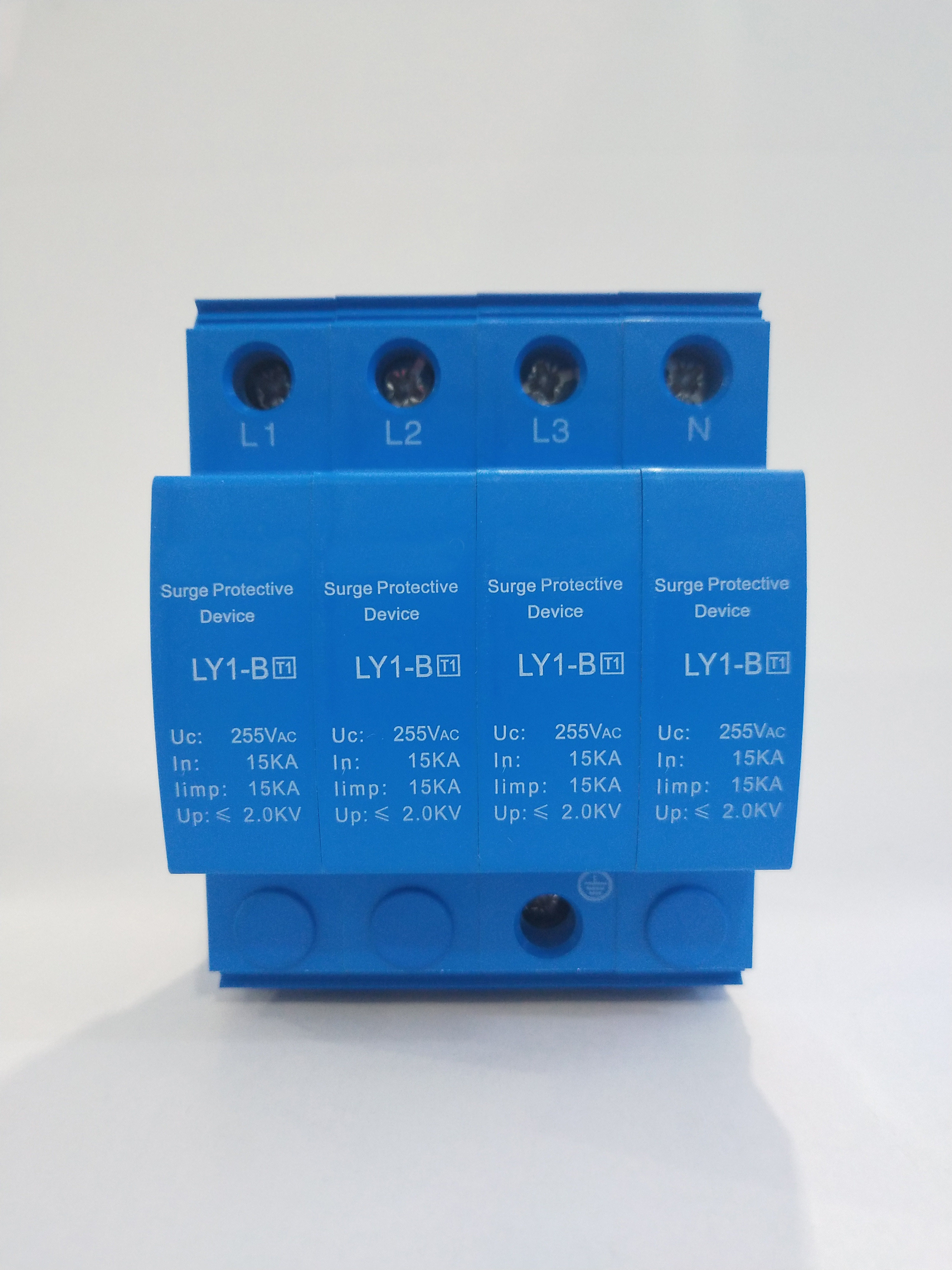 一级电源防雷器limp15ka t1避雷器 10/350us i级试验浪涌保护器4p