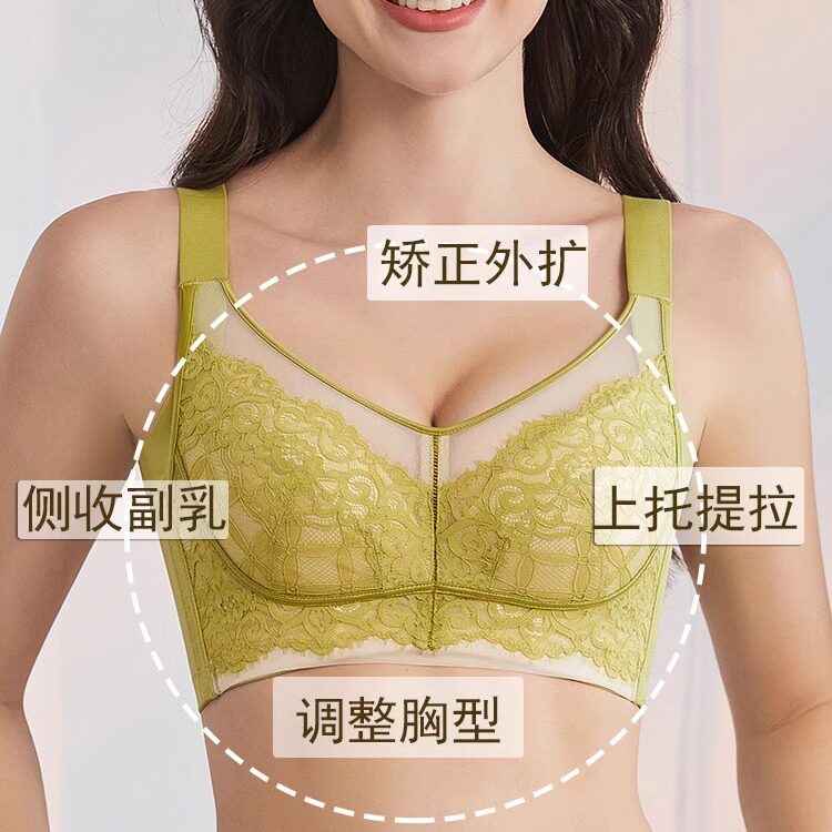 2026美容院新款超薄款大胸码全罩杯品牌内衣聚拢调整型防下垂文胸