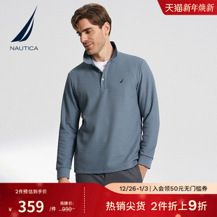 T恤KO3405 秋磨毛柔软舒适加绒保暖POLO衫 NAUTICA 诺帝卡男装