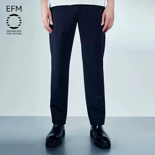 EFM男士秋冬商务直筒休闲裤