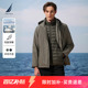 冬季 诺帝卡男装 NAUTICA 防泼水可拆卸帽三合一羽绒服 白鹅绒