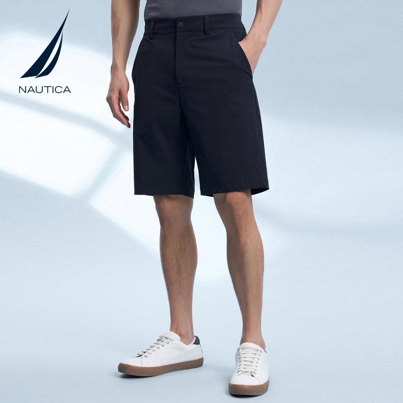 NAUTICA/诺帝卡男装夏季凉感西装式休闲时尚短裤BM3207