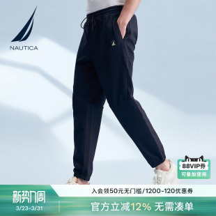 松紧腰宽松挺括运动针织卫裤 春秋款 KS4307 诺帝卡男装 NAUTICA