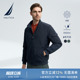 NAUTICA 秋冬休闲外套防轻泼水罗纹设计保暖棉服男 诺帝卡男装