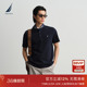 华夫格珠地短袖 26春夏新品 亨利领T恤休闲舒适 诺帝卡男装 NAUTICA