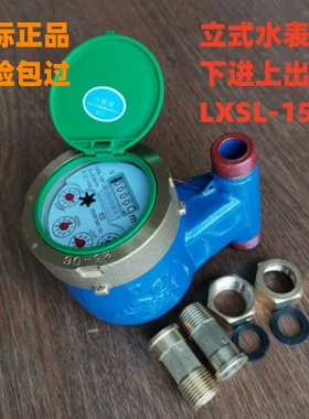 宁波总厂水表立式水表LXSL-15E-50E4分6分家用民用LXSL-15F-50F