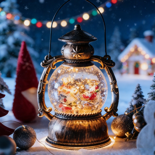 圣诞礼物儿童雪花摆件音乐盒