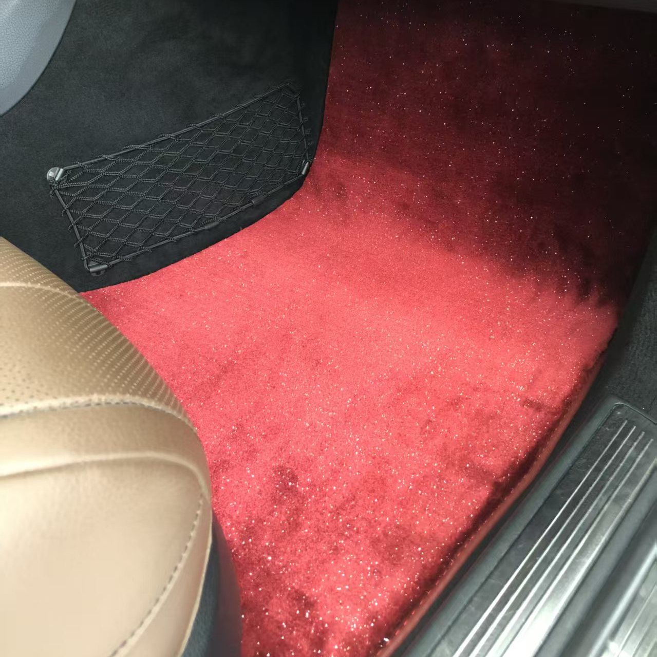 s级迈巴赫s级星光地毯式脚垫