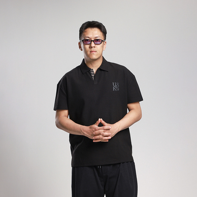 【马年POLO衫】UNSHACKLED斑马领短袖提花修身休闲翻领T恤杨政