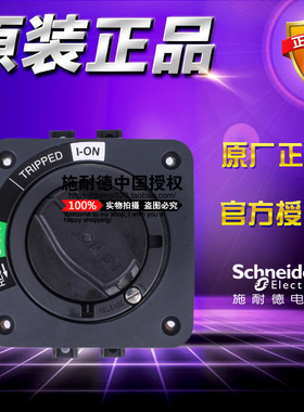 全新原装施耐德直接旋转手柄 30184 用于EZD100/CVS100E 黑色手柄