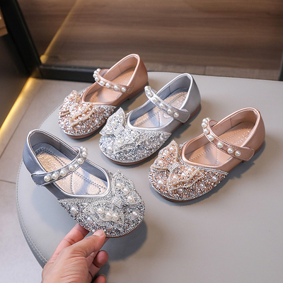 2025春秋新款儿童公主鞋软底女童