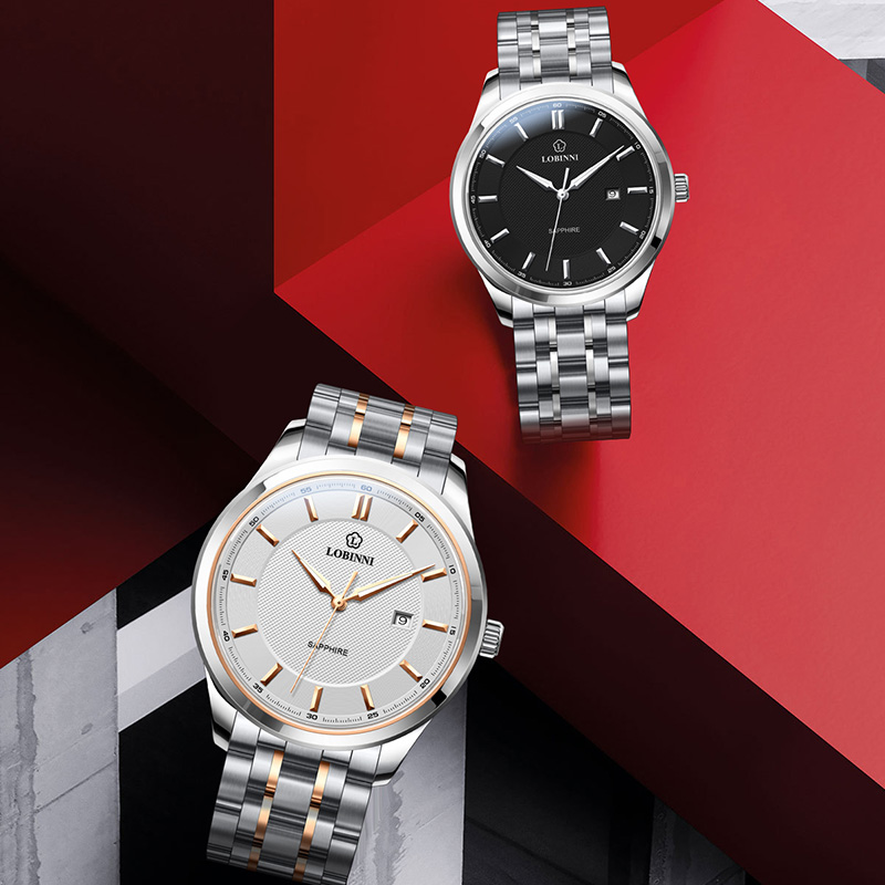 罗宾尼品牌新款情侣手表一对石英表简约时尚休闲防水夜光名牌对表